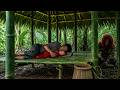Single Dad Builds A Shelter And Bamboo Bed Unaware Someone Is Following Him