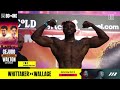 HENRY CEJUDO VS. JAVON WALTON WEIGH IN LIVESTREAM