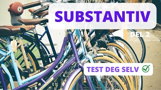 Substantiv del 2 + test deg selv