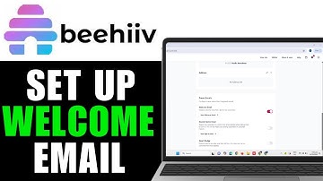 How to Setup Welcome Email in Beehiiv 2025 (EASILY)