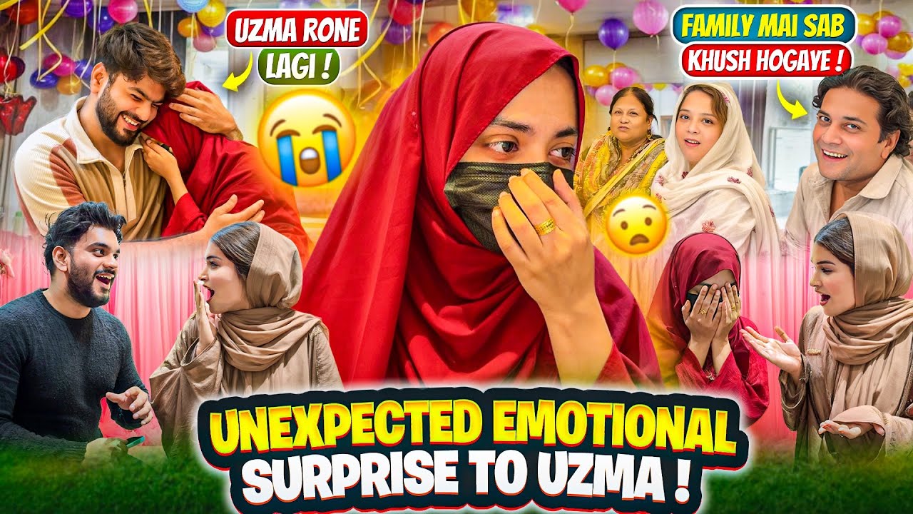 Unexpected Emotional Surprise To My Wife🥹Uzma Rone Lagi😭Aman’s Family