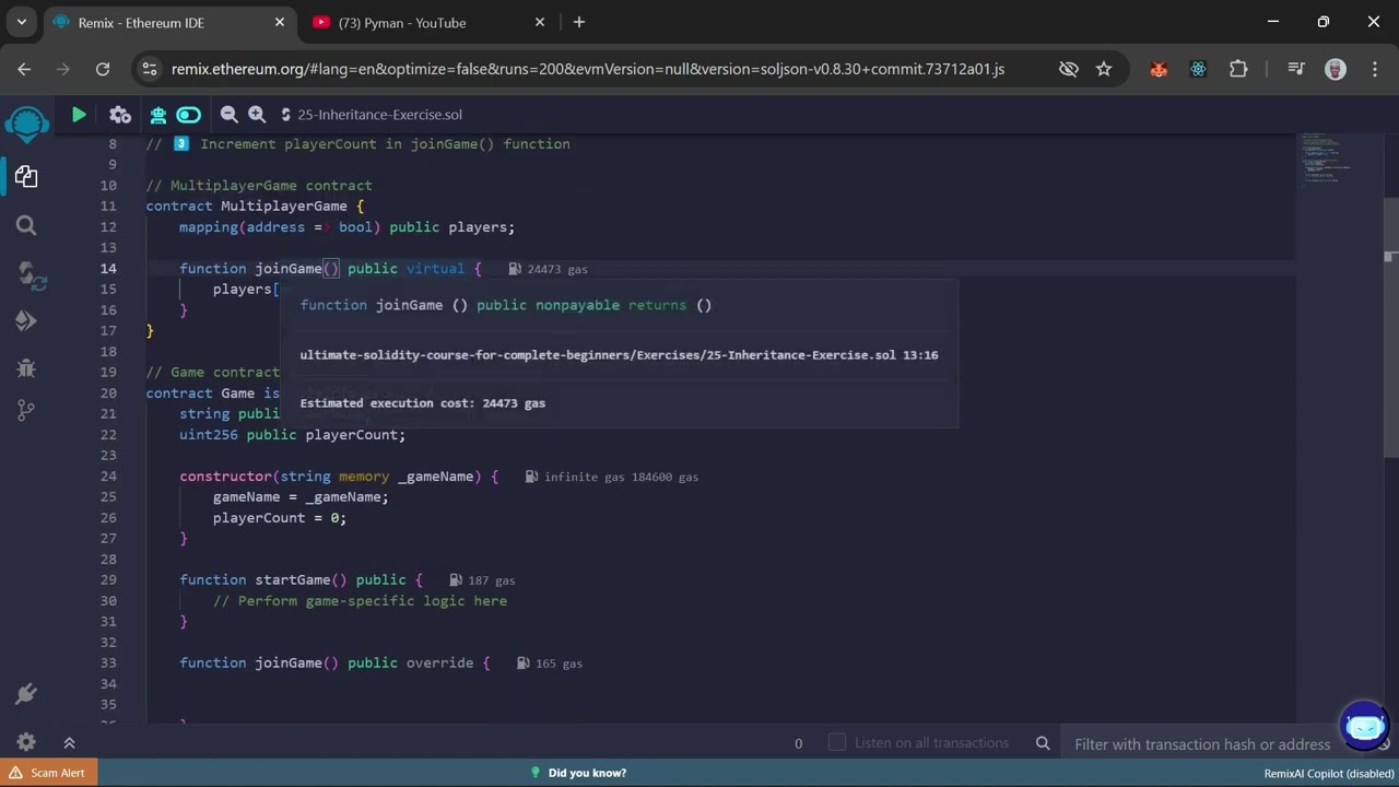 Inheritance (10) | Solidity
