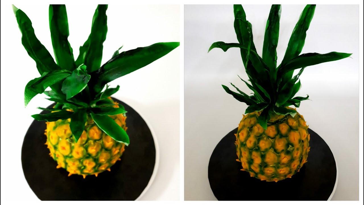 3D Cake Tutorials Ep 1 Pineapple Cake YouTube