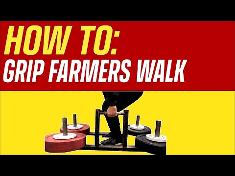 Strongman Tutorial: How to Grip Farmers Walk Handles