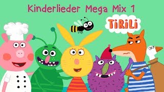 Kinderlieder Mega Mix 1 'Auf der Mauer' und 9 weitere Lieder | TiRiLi Kinderlieder zum Mitsingen