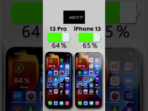 iPhone 13 vs. 13 Pro Battery Test 🔋Subscribe for more ✌🏼