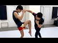 朝倉未来さんとスパーリングしてみた。ブレイキングダウンのむらけんの実力は⁉︎ミスターコン世界1位vs RIZIN格闘家