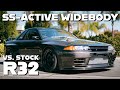 SS-Active CARBON-R Widebody vs. Stock R32