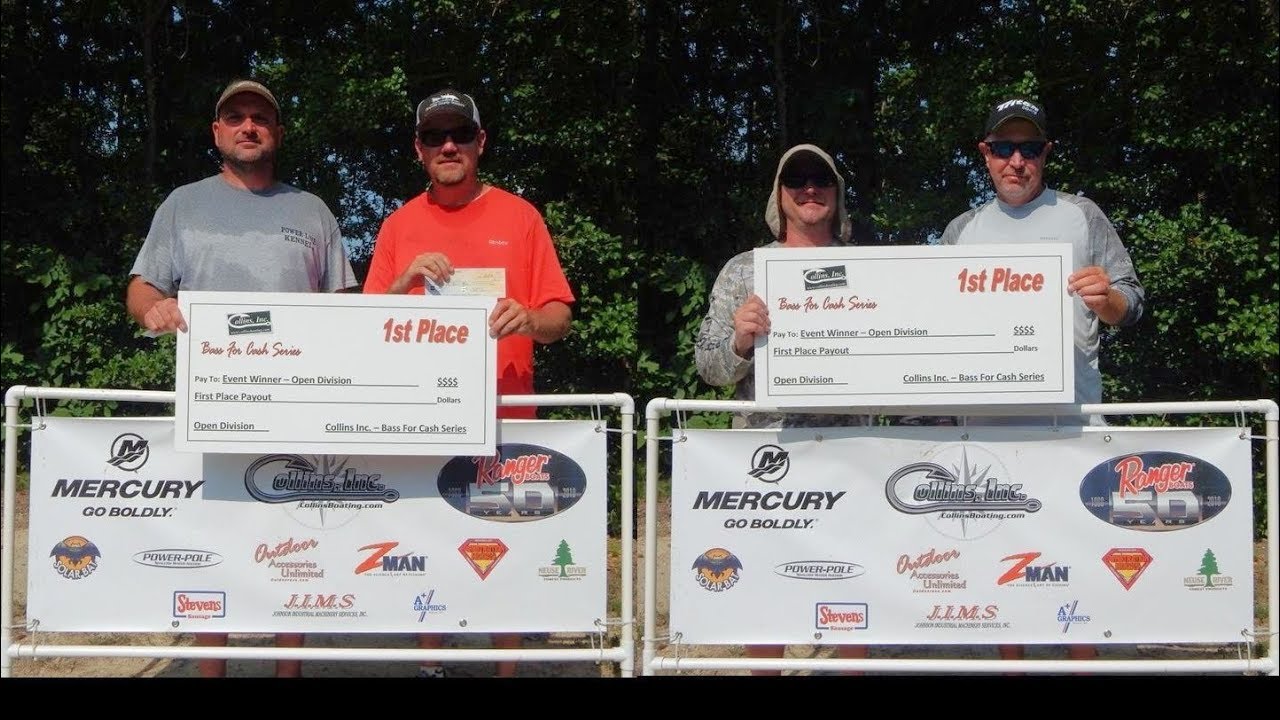 2018 Collins inc. Bass for Cash Series, Falls Lake,  near Wake Forest, NC, June 30, 2018