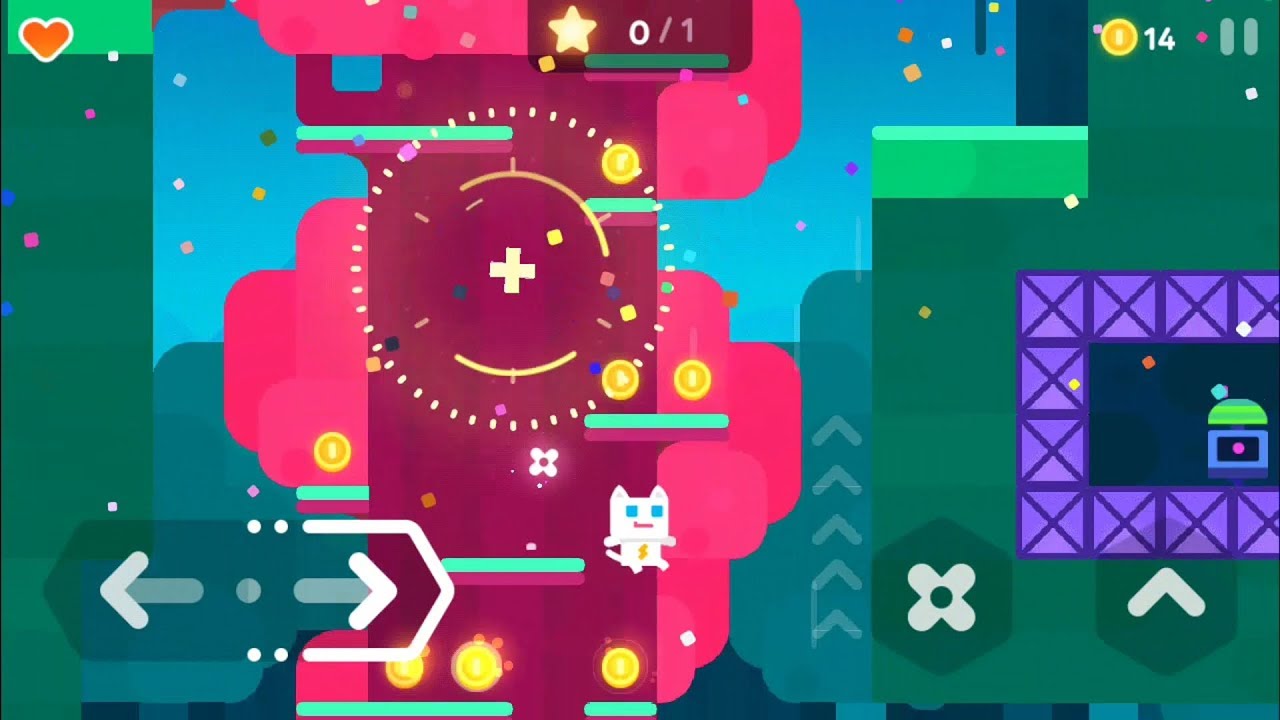 Super Phantom Cat 2 (by Veewo Games) - platform game for android and iOS - gameplay.