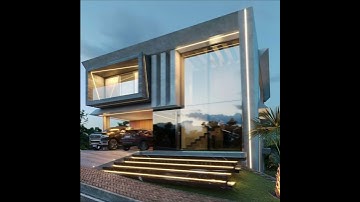 Modern 3D Front Elevation |  3D Visualizations & Architectural Wonders | Luxury Home Design | #Home