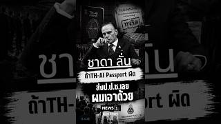 ชาดา ลั่น ถ้าTH-AI Passport ผิด ส่ง ป.ป.ช.เลย ผมเอาด้วย 18/06/69 #TH-AI Passport #ชาดา #ป.ป.ช.