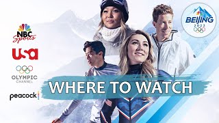 Where TO WATCH Winter OLYMPICS 2022 in Beijing (in the USA)