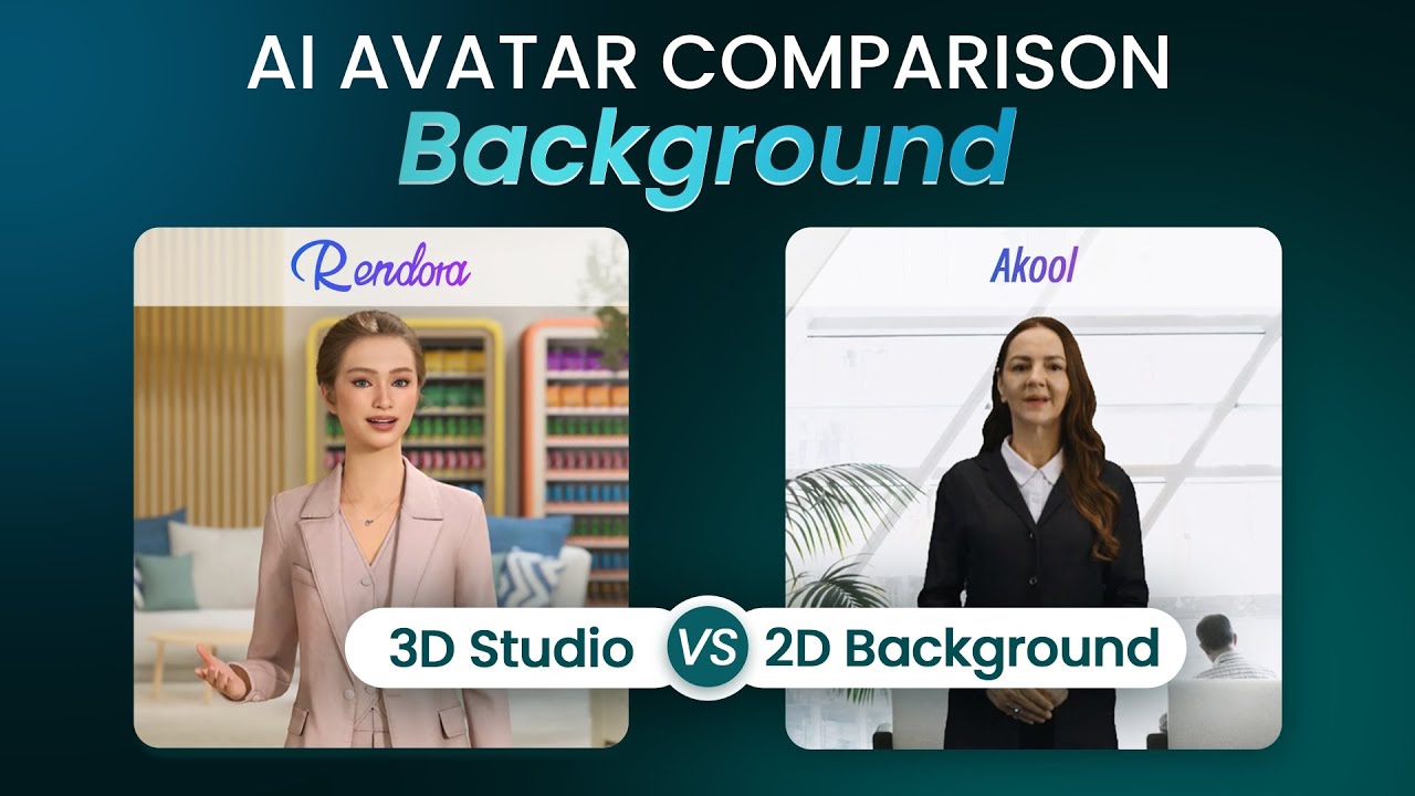 Real 3D Scene vs. Flat Background – Which Feels More Professional?