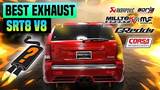 Jeep SRT8 Exhaust Sound 6.1L V8 🔥 Straight Pipe,Acceleration,Stock,Upgrade,Borla,Review,Mods,Corsa+