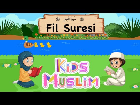 Fil Suresi Ezberleme  سورة الفيل | Çocuklar için Dualar ve Sureler | Kids Muslim 🕌