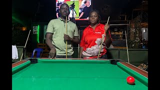 RASHEEDA MUTESI( 1) vs CAESAR CHANDIGA.  Semi final 1. RACE TO 5