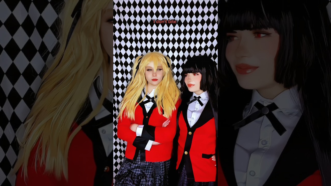 I don't bite | Mary Saotome and Yumeko Jabami@nikkihatsunecosplay#cosplay | Kakegurui