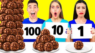 Download Lagu 100 खाद्य परतें चुनौती | शानदार पाककला व्यंजन Fun Fun Challenge MP3