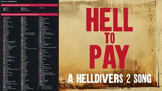 Hell to Pay - A Helldivers 2 Song #helldivers2 #sony