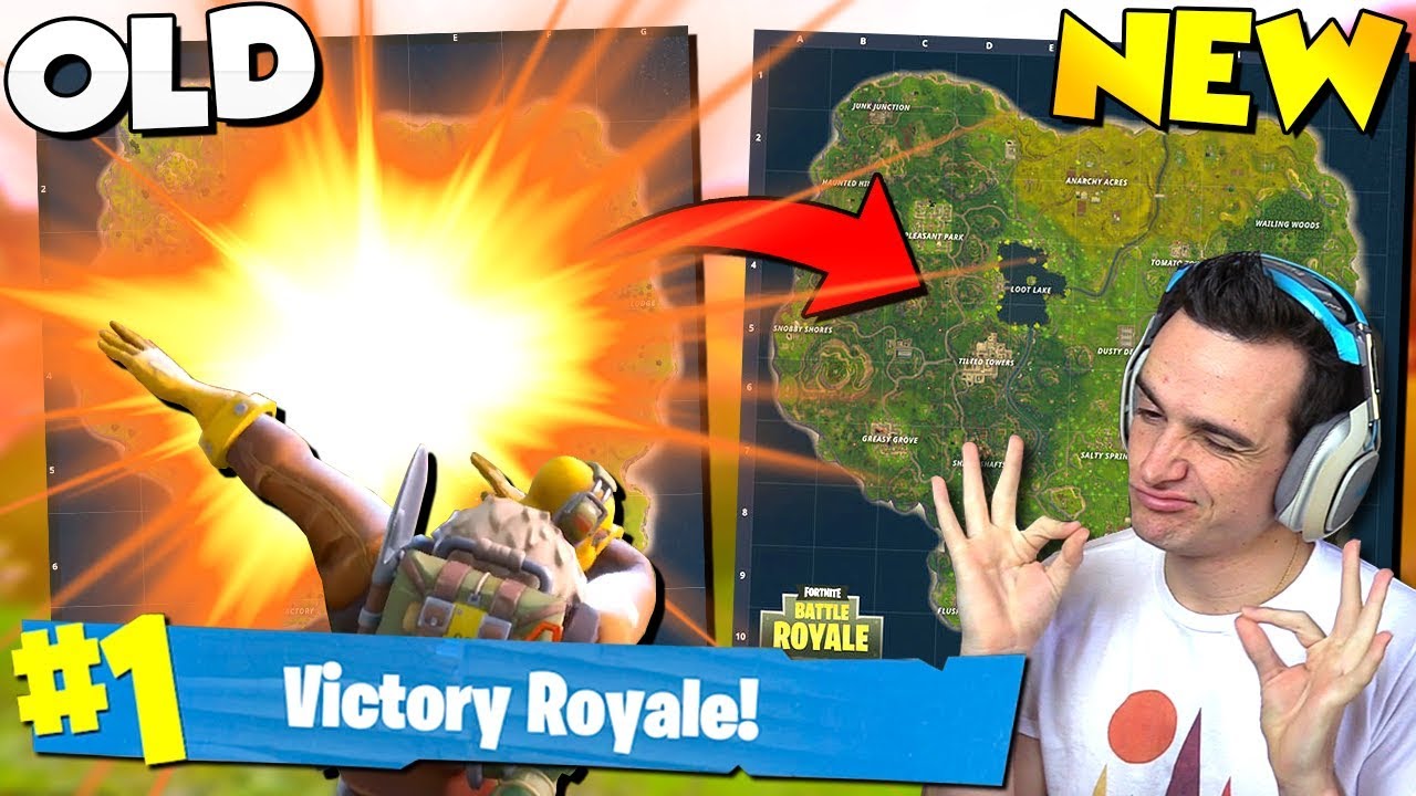 LAST Win *EVER* On the Old Map in Fortnite!! - YouTube