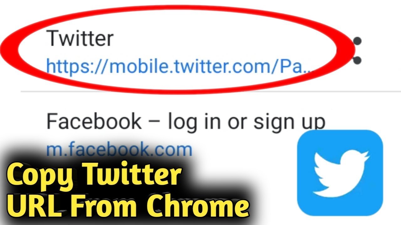 How to Copy Twitter URL From Chrome - YouTube