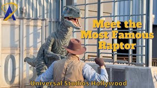 Meeting Blue In Juric World At Universal Studios Hollywood