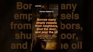 Elisha and the Widow’s Oil: 5-question cinematic Bible quiz