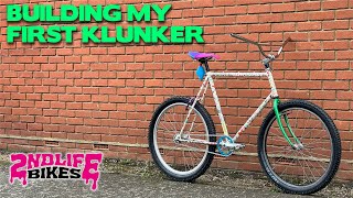 Building My First Klunker Retro Commuter Bike Build Restoration MTB.