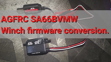 AGFRC SA66BVMW winch and standard firmware install guide.