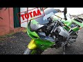 Спас мотоцикл от тотала. Восстановление моего Kawasaki ZX6R после ДТП. Пробный запуск после аварии