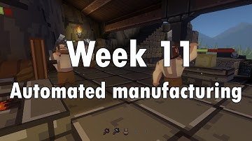 Dwarf Block Devlog week #11 - Automated manufacturing