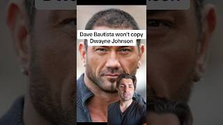Dave Bautista won’t copy Dwayne Johnson Resimi