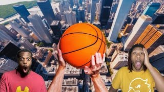 Dude Perfect Attempts The NEW World’s Highest Basketball Shot !