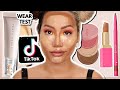 NEW FENTY BEAUTY BRIGHT FIX! VIRAL MAKEUP PRODUCTS TIKTOK MADE ME BUY | WEAR TEST