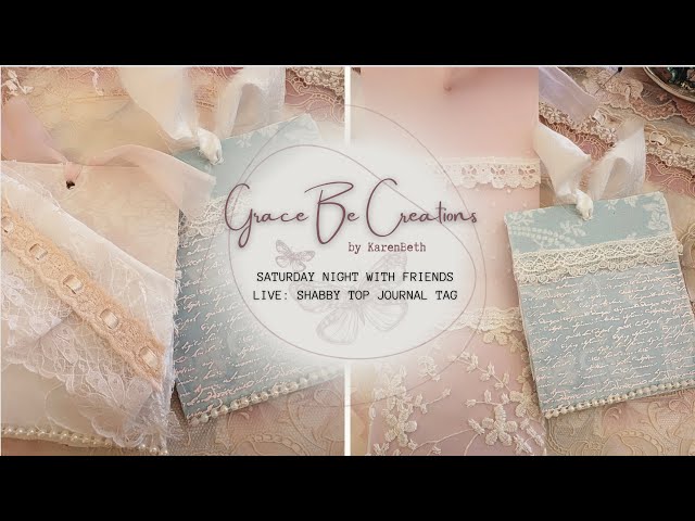 SATURDAY NIGHT WITH FRIENDS LIVE  - SHABBY TOP JOURNAL TAG class=