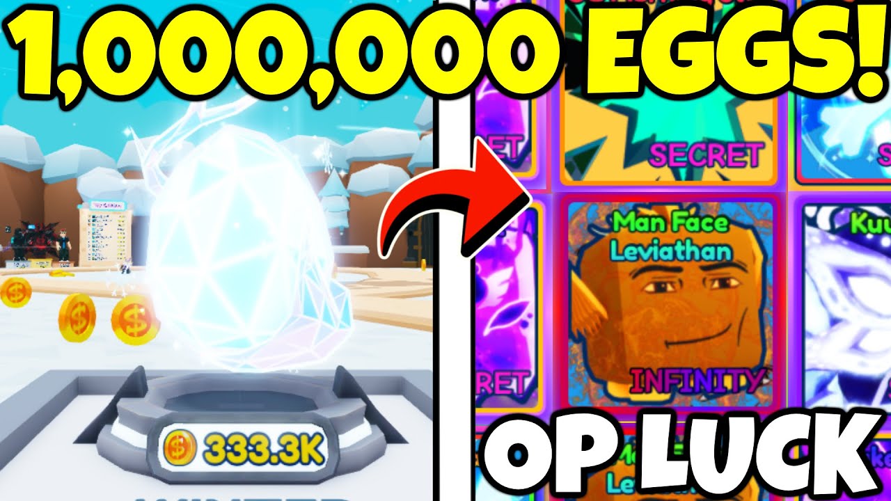 I Hatched 1,000,000 WINTER and AURA EGGS and Got 15 NEW SECRETS + NEW INFINITY PET! (BGSI)