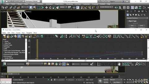 3ds Max - Interpolating keys in the function Curve Editor (Lesson 83)