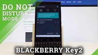 How to Enable Do Not Disturb on BLACKBERRY Key2 - Allow DND