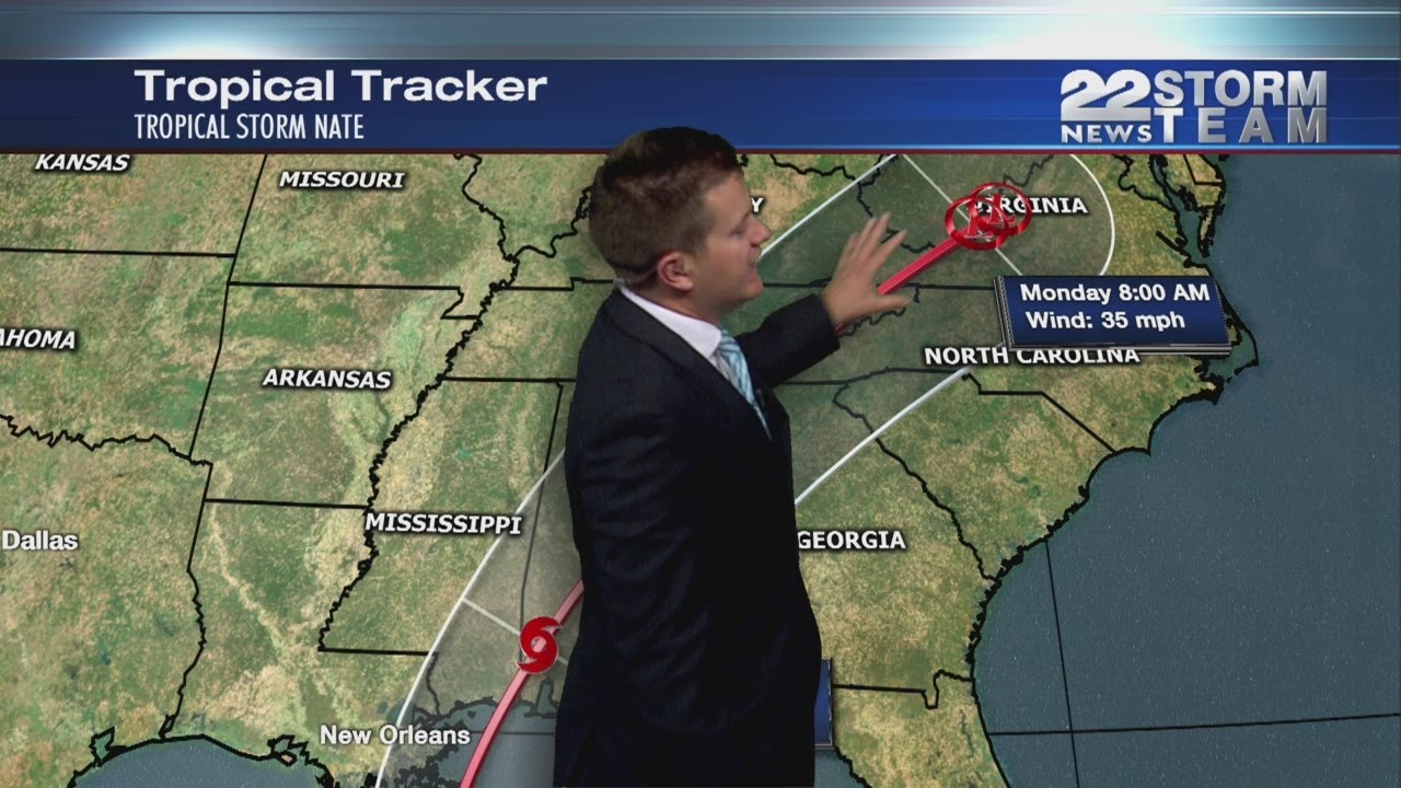 Hurricane Warning issued for part of Gulf Coast as Tropical Storm Nate ...