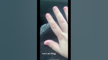 #nails #short Round one of BIAB! No more biting my nails!! 💅 #biab #nailsofti