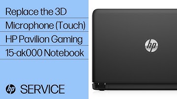 Replace the 3D Microphone (Touch) | HP Pavilion Gaming 15-ak000 Notebook | HP