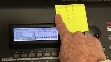Yamaha MOXF8 How to Record a Drum Track and Convert it to Song Mode #1