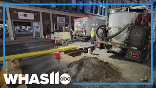 LG&E finds leak in gas pipe that caused evacuations in downtown Louisville