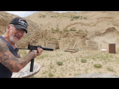 Mac 10 Full Auto Machine Gun With Suppressor !