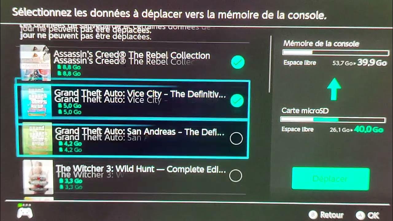 Comment changer carte SD Switch sans perte de données ?