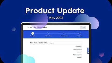 Product Update: AI-boosted Learning Journey Creation