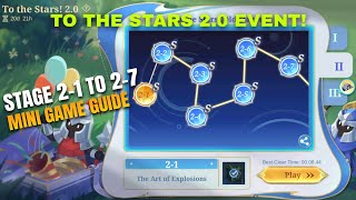 STAGE 2-1 TO 2-7 MLBB TO THE STARS 2.0 MINI GAME EVENT GUIDE 2024 MOBILE LEGENDS BANG BANG