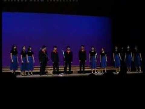 Libertango Acapella. Performance by Hong Kong Childrens' Choir Chamber youth in Kagoshima 2006