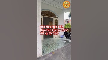 🛑Xuất hiện nhà diện tích khủng  huyện Hóc Môn 4,1 tỷ - Bđs Quang Minh